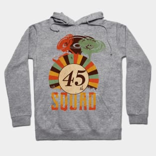 45th anniversary music squad, birthday gift vintage Hoodie